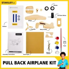 Stanley Jr. DIY Pull Back Airplane Kit