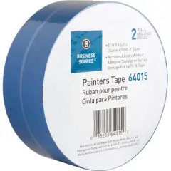 Business Source Painters Tape Multisurface 1"x60 Yards 2 Roll/PK BE 64015