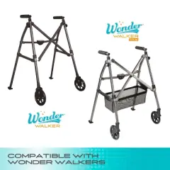 Stander Wonder Walker Ski Glide Covers, Pair of 2