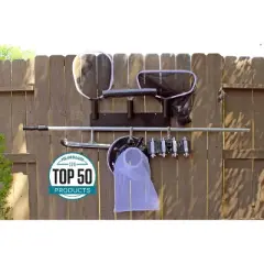 Poolmaster Mounted/Hanging Storage Rack Outdoor Garden Tool Organizer