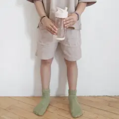 3 Sprouts Kids Recycled Plastic Water Bottle - Sand