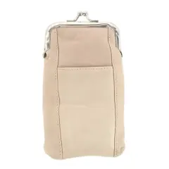 CTM Women's Leather Cigarette Case with Lighter Pocket