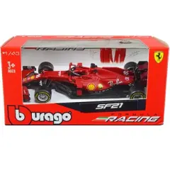 Ferrari SF21 #16 Charles Leclerc Formula One F1 World Championship 2021 Formula Racing Series 1/43 Diecast Model Car by Bburago