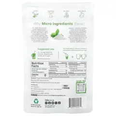 Micro Ingredients Organic Stevia Extract, 4 oz (113 g)