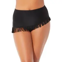 Swimsuits for All Women&rsquo;s Plus Size Fringe Sarong Skirt