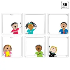 Creative Teaching Press&reg; Stick Kids 6" Designer Cut-Outs, Pack of 36