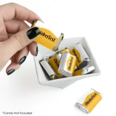 Big Dot of Happiness Oktoberfest - Mini Candy Bar Wrapper Stickers - Beer Festival Small Favors - 40 Count