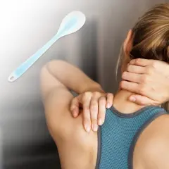 Unique Bargains Portable Scraper spoon Manual Massager Tools 14.17"x2.76" 1 Pc