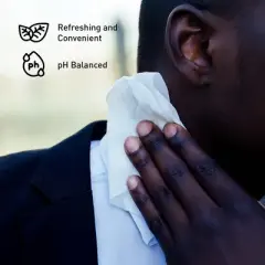 Pursonic Men&rsquo;s Refresh & Groom Kit: Cedarwood, Tea Tree & Eucalyptus Wipes + Rechargeable Beard & Body Trimmer