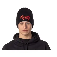 Berserk Manga Anime Embroidered Logo Beanie Embroidered Knit Beanie Hat Cap Black