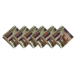 C&F Home Rutherford Cotton Reversible Thanksgiving Cloth Napkin Set of 6