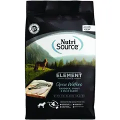 NutriSource Element Series Open Waters Haddock, Trout and Duck with Heirloom Grains Dog Food - 24LB