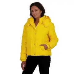Women's Short Puffer Jacket - Sebby Collection