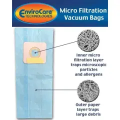 Riccar 2000, 4000 and Vibrance Series. Simplicity 5000, 6000 and Symmetry Type A Micro Filtration Vacuum Cleaner Bags 24 Bags
