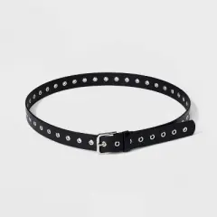Women's Grommet Belt - Ava & Viv&trade; Black