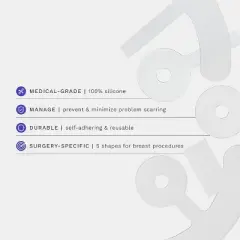 Rejuvaskin Scar Fx Silicone Sheets - Breast Circle Pair