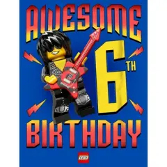 Boy's LEGO&reg; Awesome Rock Star Birthday 6 T-Shirt
