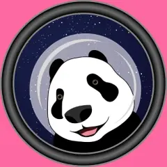 Women's Design By Humans Cosmopanda By Alpri Racerback Tank Top