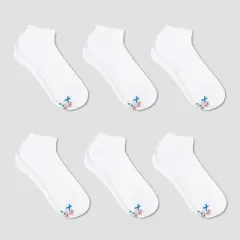 Men's Big & Tall Hanes Premium Performance Cushioned Low Cut Socks 6pk