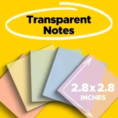Post-it Transparent Sticky Notes 5pk