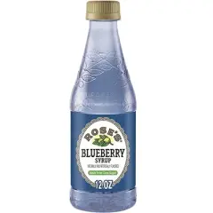 Rose&rsquo;s Blueberry Syrup 12 OZ Bottle, | Perfect for Cocktails, Beverages, and Mixers