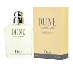 Dune By Christian Dior Men Edt Spray 3.4 Oz Cassis, Fig Leaf, Basil, Sage, Fig Wood Bark 1997 Daytime Perfume