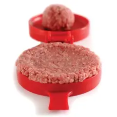 Norpro Nonstick Stuffed Burger Maker, Red