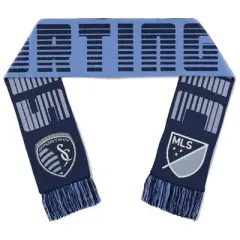 MLS Sporting KC Men's Scarf - One Size: Acrylic, Tagless, Solid Pattern