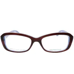 Marc by Marc Jacobs  ISK Unisex Rectangle Eyeglasses Havana on Azure 51mm