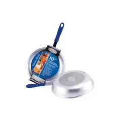 Winco Induction Fry Pan, Aluminum, Stainless Steel Bottom