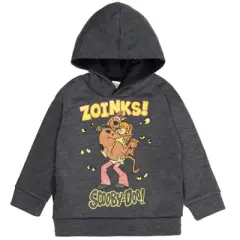 Scooby-Doo Scooby Doo Fleece Hoodie & Pants Charcoal Heather Grey / Black 