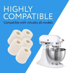 Impresa Mixer Feet Compatible With KitchenAid (5-Pack) - Universal Replacement