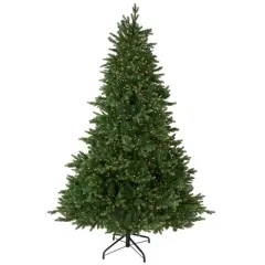 Northlight Real Touch&trade;️ Pre-Lit Full Riverton Fir Artificial Christmas Tree - 7.5' - Candlelight Clear LED Lights