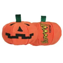 Yeowww Halloween Pumpkin Catnip Toy (3 x 3 x 3 inches)