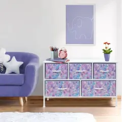 Sorbus Drawer Dresser for Office Bedroom Home and Purple