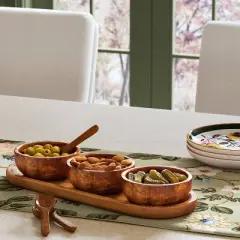 Wooden Serving Mini Bowl Set with Tray - Threshold&trade;