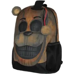 Five Nights at Freddy's Freddy Fazbear Character Design 18" Backpack Laptop Travel Bag Multicolored