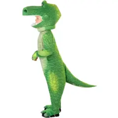 HalloweenCostumes.com Authentic Disney Pixar Toy Story Rex Halloween Costume for Toddlers | Green Dinosaur Dress Up Jumpsuit | Officially Licensed