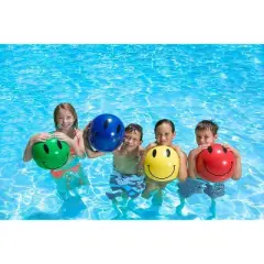 Poolmaster 16" Smile Play Beach Balls - 4pk