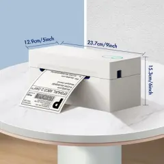 POLONO Bluetooth Thermal Shipping Label Printer, PL70E Wireless 4x6 Shipping Label Printer for Small Business