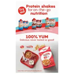 Post Premier Protein Chocolate Almond Cold Cereal - 9oz