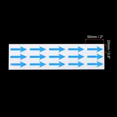 Unique Bargains Removable Directional Sign Adhesive Arrow Lables 225 Pcs