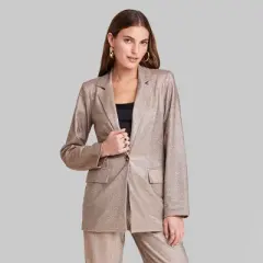 Women's Oversized Glitter Blazer - Wild Fable&trade; Copper