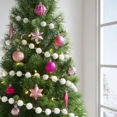 20ct Christmas Mixed Finial Ornament Set Pink - Wondershop&trade;