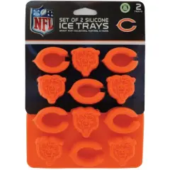 MasterPieces FanPans 2-Pack Team Ice Cube Trays - NFL Chicago Bears