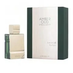 Al Haramain Amber Oud Exclusif Emerald By Al Haramain Unisex Patchouli, Sandalwood, Cedar, Lavender, Lavender Extract  Extrait De Parfum Spray 2 Oz