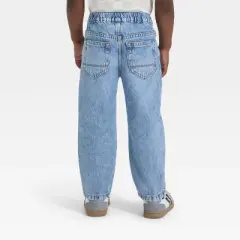 Toddler Boys' Relaxed Fit Snap Denim Pants - Cat & Jack&trade;