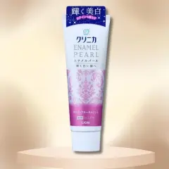 Lion Clinica Enamel Pearl ToothPaste White Floral Mint (4.58 oz) - Removes Stains, Whitens Teeth, Prevents Bad Breath & Tames Tartar