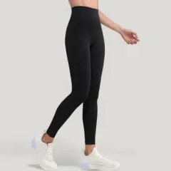 Anna-Kaci Active Women's High Waist Full Length Active Leggings with Wide Waistband and Seamless Design