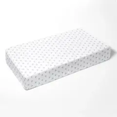 Bacati - Anchors Blue 100 percent Cotton Universal Baby US Standard Crib or Toddler Bed Fitted Sheet